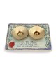 Art in Clay Limited Edition Handmade Ceramic Shabbat Candleholder Tray